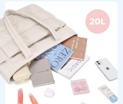 Sac Fourre-tout Matelassé Ordinateur 20L