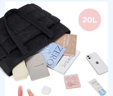 Sac Fourre-tout Doudoune Spacieux Crème