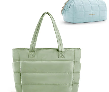 Sac Fourre-tout Matelassé Trousse Assortie